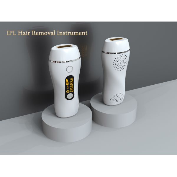 LCD Display 260g White Mini IPL Laser Handset