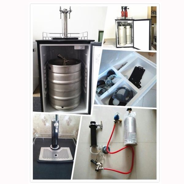 304 porta de aço inoxidável frigorífico de cerveja universal com 280w de potência