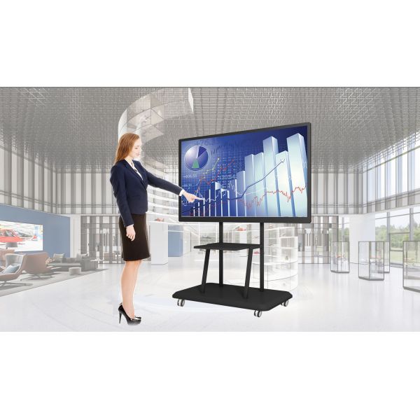 Экран касания взаимодействующее Whiteboard LCD 75inch алюминиевое Fram 4k для преподавательства