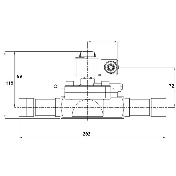 MSV-1079/11 Liquid Solenoid Valve For Refrigeration , G 1 3/8'' Electromagnetic Valve