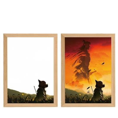 Élégante et élégante lampe d'atmosphère de bureau pour le roi singe du mythe noir