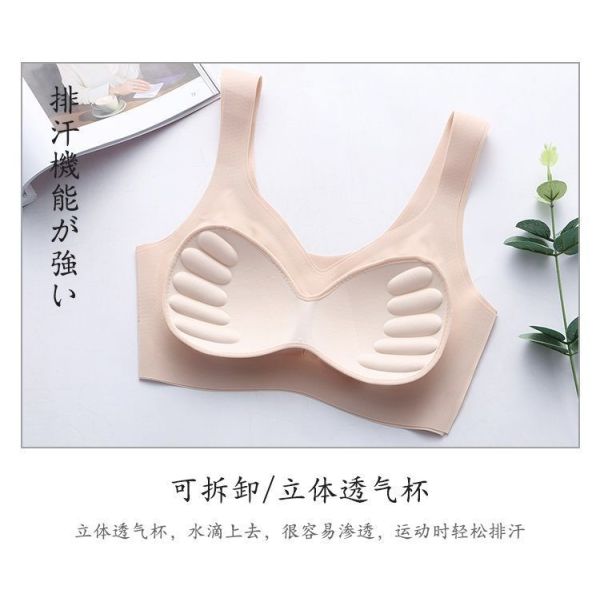 Seamless Bra Women Wholesale Ready to Ship Lady's Bralette Wire Free Comfortable A/B Cup Seamless Sporty Bra New for Women