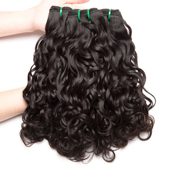 Soft Unprocessed Cuticle Aligned Hair Brazilian Water Wave Shedding Free
