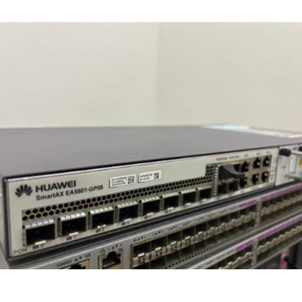 Huawei MA5801-GP08​ OLT with 8 GPON Interfaces in Compact 1 U Installation Space