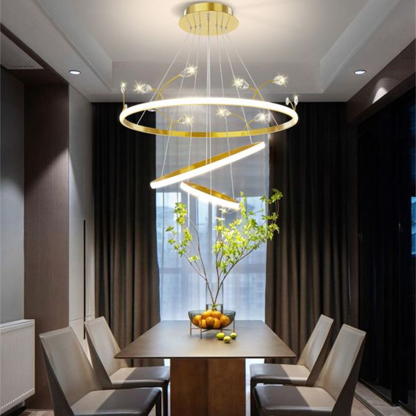 Fantaisie Crystal Pendant Light Apartment Decorative moderne de LED Epistar