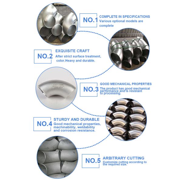 Штуцеры трубы нержавеющей стали Astm 304 304L 316 316L продели нитку сваренный локоть