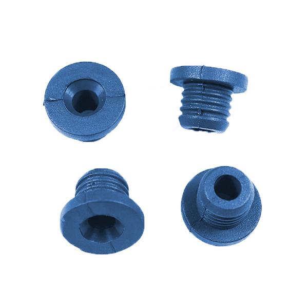 20 Sh 90 Sh Rubber Pipe Stopper Blue Rubber Grommet Hole Plug For Terminal Seal