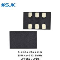 SMD 5032 Oscilador diferencial LVDSL MEMS programável com 6Pads Suporte 1-220MHz 2.25-3.63V