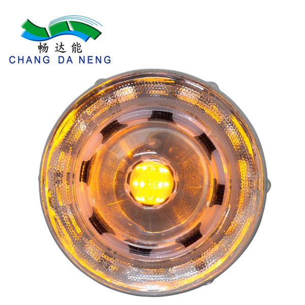 360 Degree Tempered Glass Road Studs Solar Powered Led Road Stud Roadway Warning Pavement Road Stud