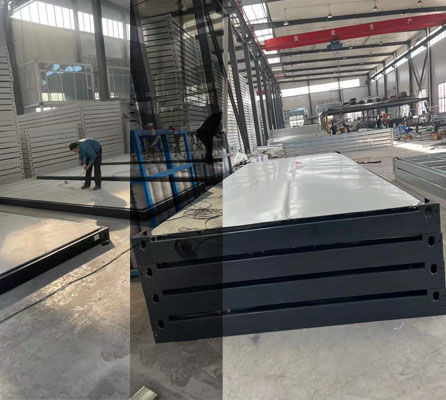 Стальной сэндвич панель Контейнер офис Ресторан с кухней и 18 мм MGO доска пол