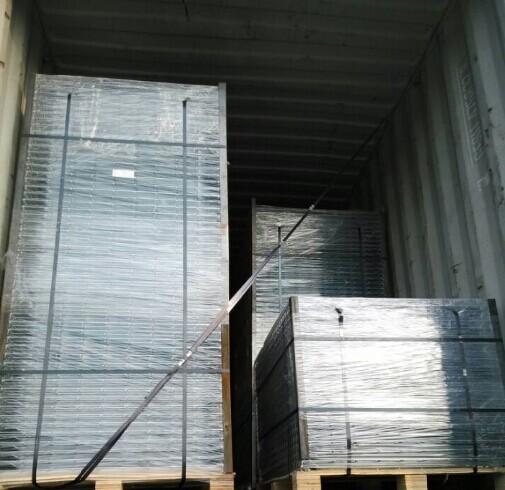 Deck de pallets de aço pesado galvanizado / revestido em pó para rack de armazém