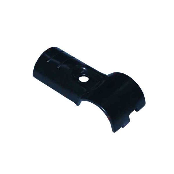 T-Joint Black Metal Clamp / Rust Protection Connector for ABS Coated Pipe