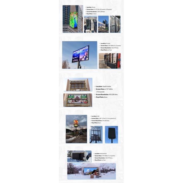 P6.67 Outdoor Digital Sign , Mall Fixed Installation LED Display