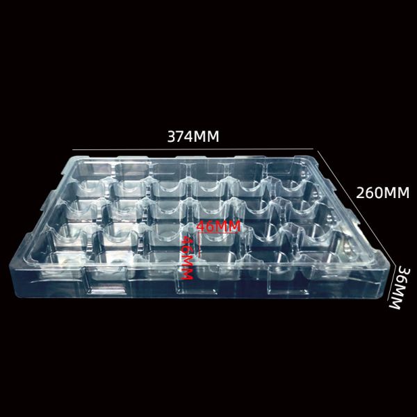 Cleanroom Production Custom Medical PET Plastic Vacuum Formed Blister Trays for Reagent Kits