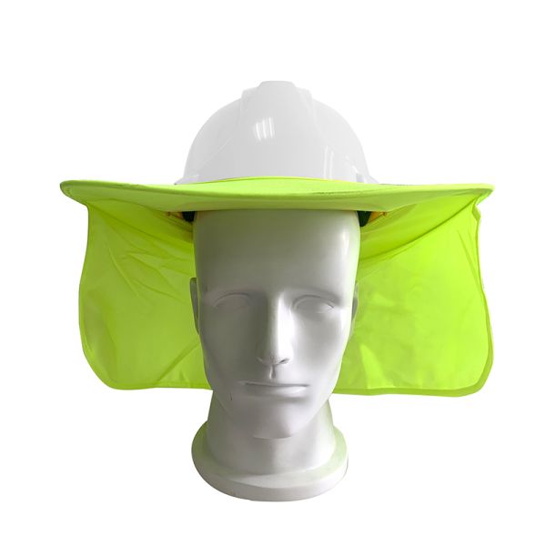 Cortina de casco de protección solar de alta visibilidad para sombrillas transpirables
