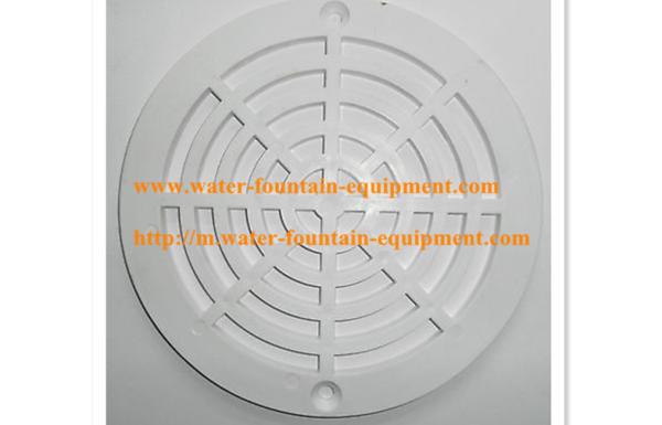 ABS / PVC Swimming Pool Accessories 208mm Round Main Drain Cover