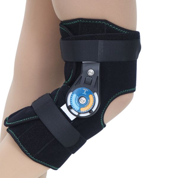 Ортопедическая защита колена ортопедического ортопедического бандажа с регулируемым шарниром