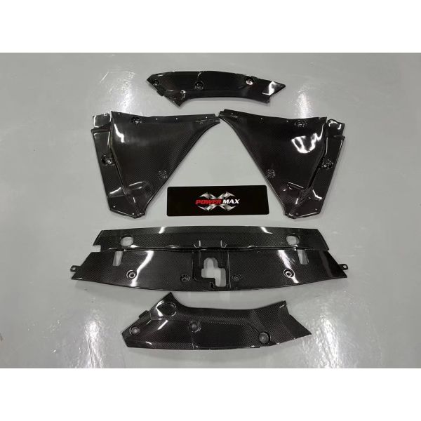 2007- 150mm Nissan Body Kit GTR R35 Carbon Fiber Engine Shield Battery Guard Antifreeze