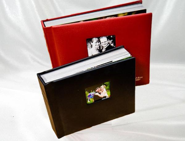 Luxury Personalized Leather Storybook Professional Wedding Photo Albums 8 x 12