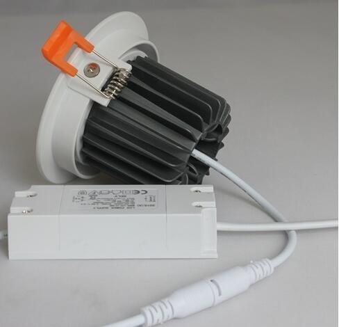 12 Watt CREE COB Led Ceiling Downlights Dimmable For Hotel / Bathroom / Office