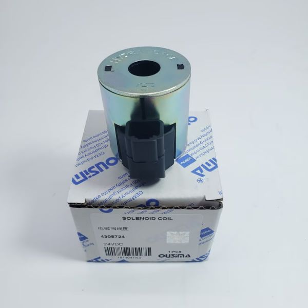Excavator Solenoid Valve Coil 24VDC 4305724 Pneumatic Solenoid Coil