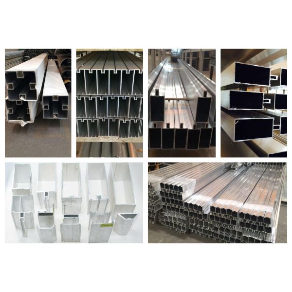 European Standards 6063 T5 Powder Coating Aluminium Profiles for Curtain Wall