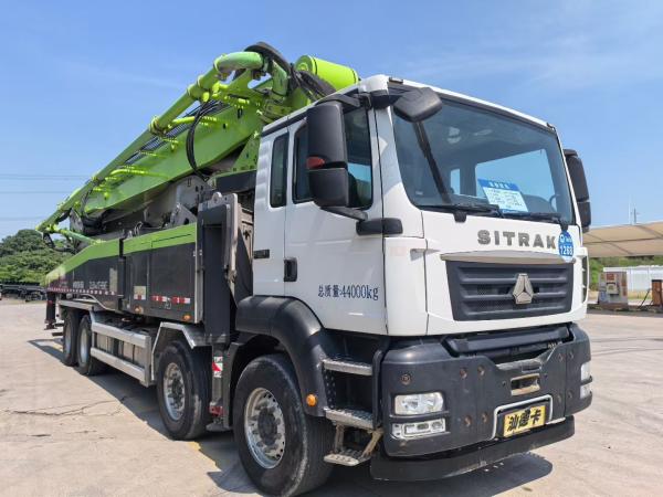 Used Zoomlion 56m Concrete Pump Truck 2021 Model 180 m³/h Output