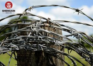 Heavy Pvc Coated 960mm Galvanized Barbed Wire Anti Rust
