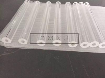 150mm length Sapphire Tube Wear Resistance Customized Design And Shape