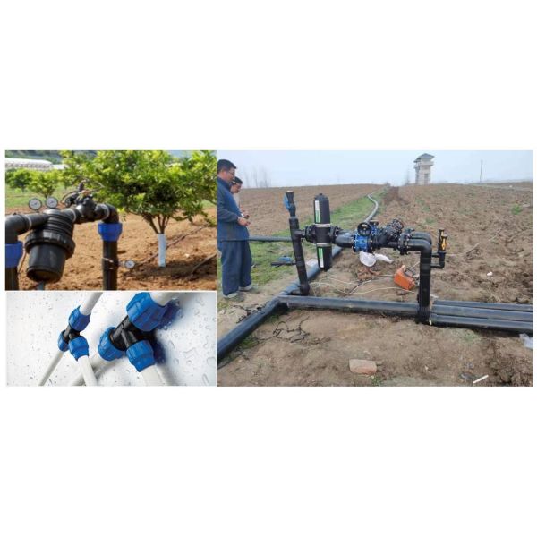 Провод соединения PP сжатия трубы подходит мужской/женский равный уменьшающий Tee с дизайном