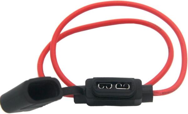 32V In Line Auto Car Fuse Holder 24 AWG To 12 AWG