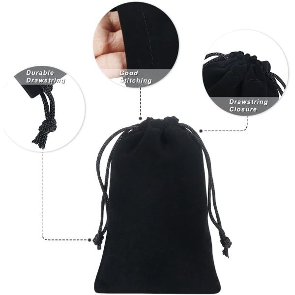 Multi-Functional Durable Durable Velvet Drawstring Bags Shockproof