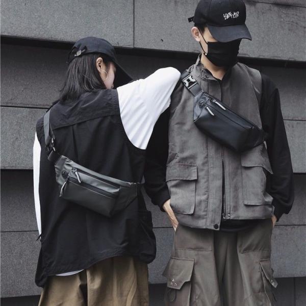Chest Bag Ins Men'S Waist Bag Waterproof Fashion Messenger Bag Leisure Outdoor Trend Sports Mobile Phone Bag