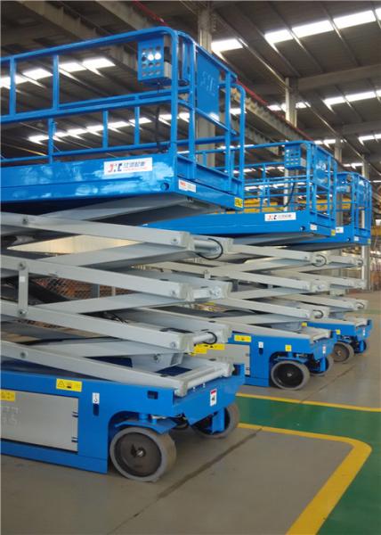 10m Sky Self Propelled Electric Scissor Lift Heavy Duty Ergonomic Design 320kg Loading