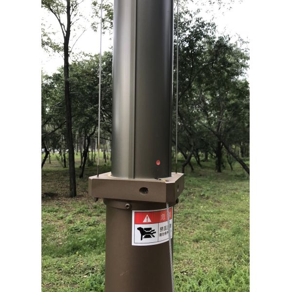 10m manual crank lifting telescopic mast-aluminum materials-telescoping mast-antenna mast