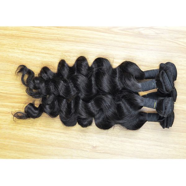 Unprocessed 5A Virgin Malaysian Hair Natural Wave With Natural Color