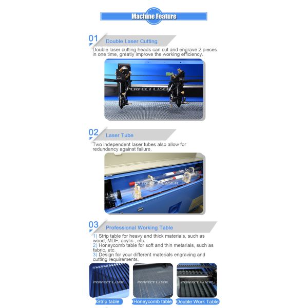 Double Heads Co2 Laser Engraving Equipment 1400 x 1000 Mm For Glass / Acrylic