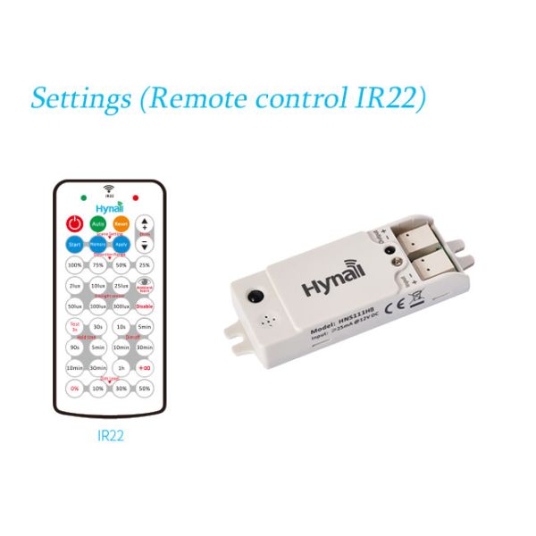 HNS111HB 25mA Двигательный датчик высокого отвода 12m Складная установка IR22