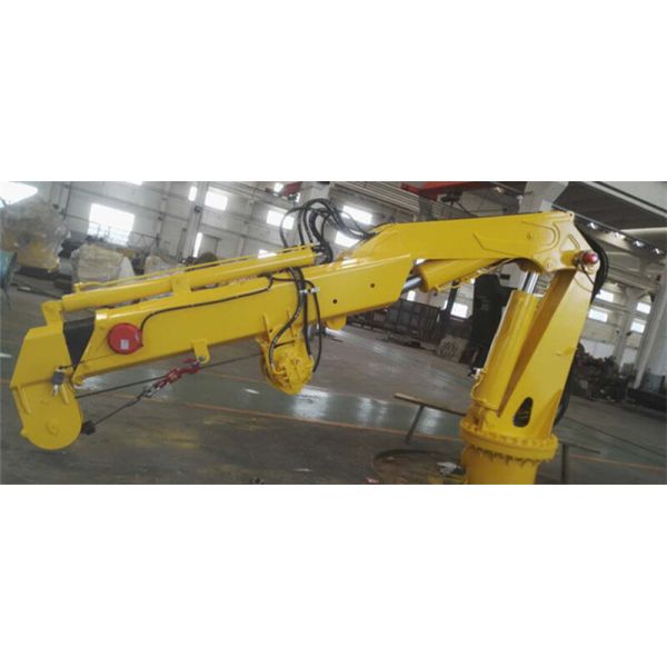 High Flexibility Offshore Pedestal Crane Hydraulic Folding Boom Good Performance