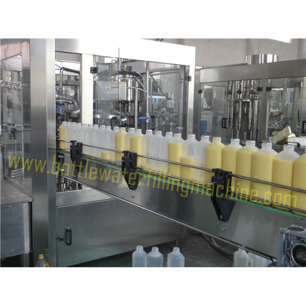 PP / PET Bottle Corn Juice Filling Aluminum Foil Cutting / Sealing Machine