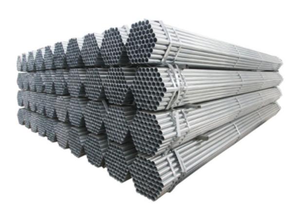 Rust Proof Hot Dip Galvanized Tube 6m Length Black Painting Surface For Fluid
