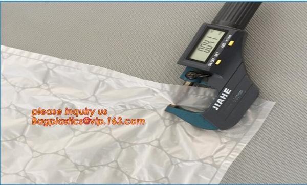 air cushion pillow bags, inflatable air filled pillow bag, shockproof recycable air pillow glass bottle bag, bagplastics