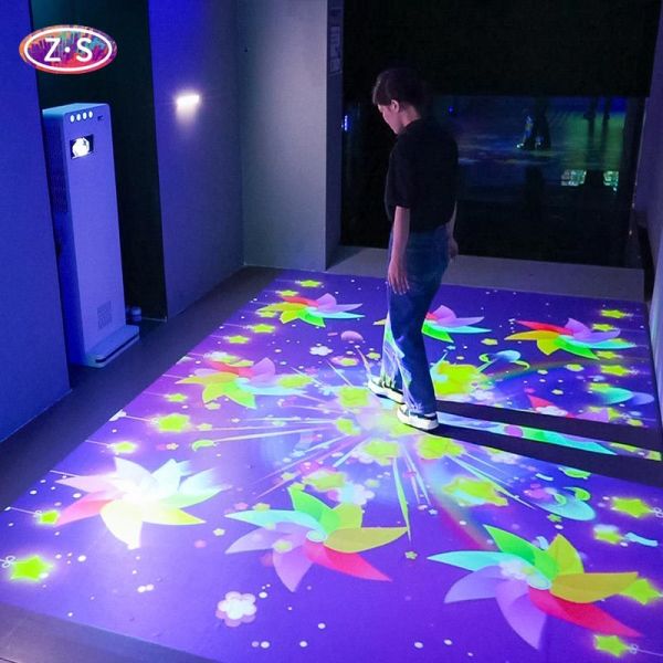 All In One Floor Projection Games 80 HD Assets Laser Light For Science Centers