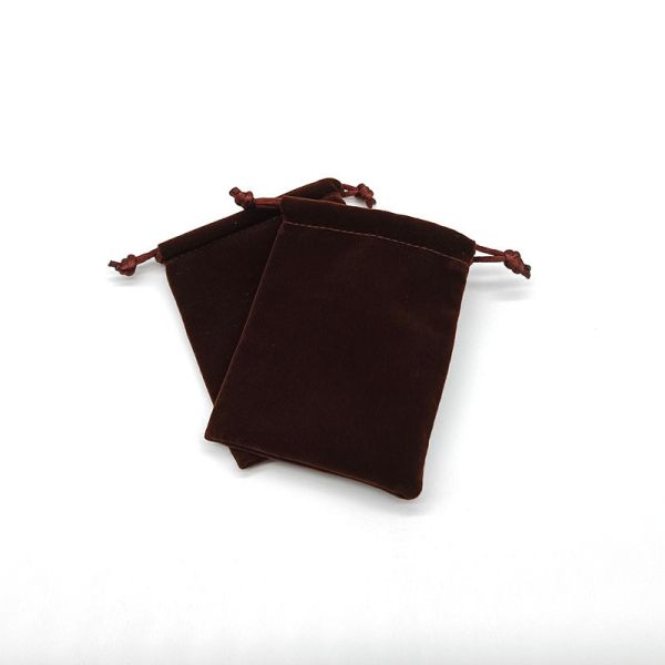 Small Dice Earring Necklace Gift Jewelry Velvet Dust Packaging Pouch Drawstring Suede Bag