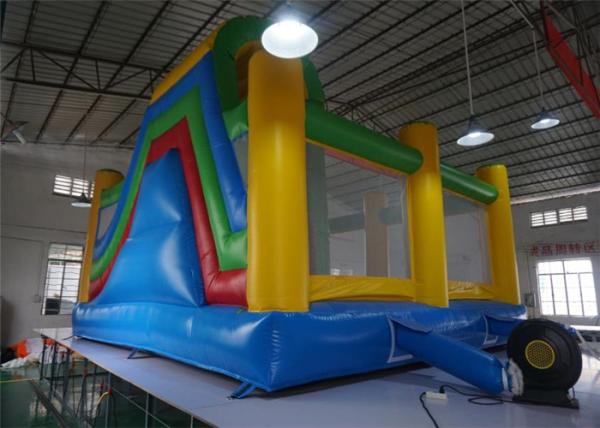 Indoor Commercial Bounce House Combo 6x5x3.5m Size Customizable Printing