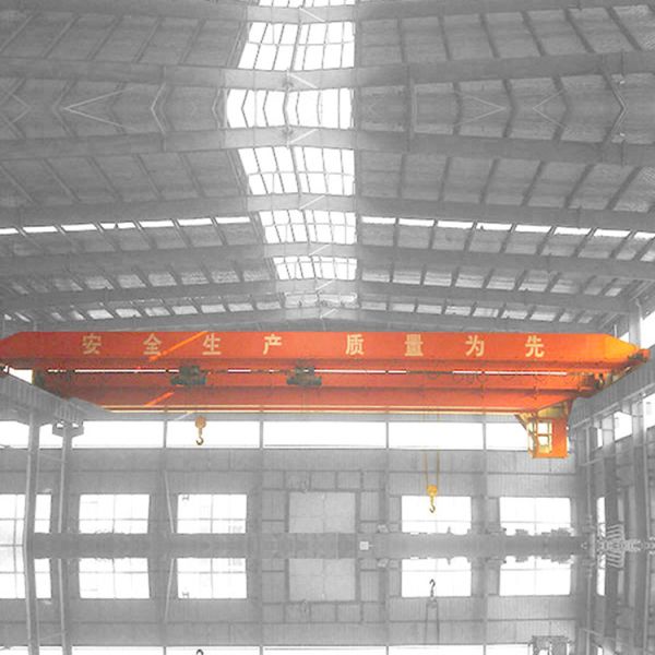 20T Electric Single Girder Bridge Crane 30m Ground Control For Material Lifting