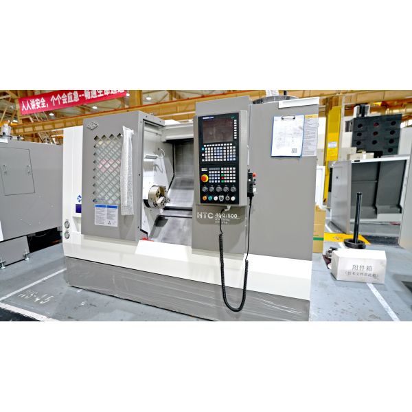 SMTCL HTC40Q Bar Feeder CNC Horizontal Lathe | Durable Machining Solution for Automotive Axle & Shaft Parts