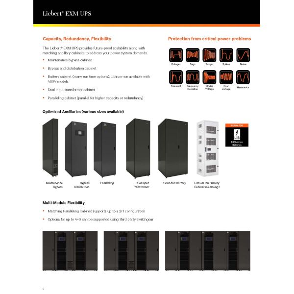 Чистая синусовая волна онлайн-башня UPS 100KW 120KW 160KW 200KW 250KW для компьютера / сети