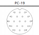 PC19TB-SOCKET PC Series Russian Connector Threaded Circular Connector 19 Pin Socket Connector