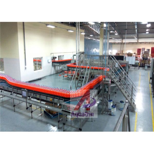 CSD Soft Drinks Filling Machine 1000-6000bph Carbonated Beverage SUS316